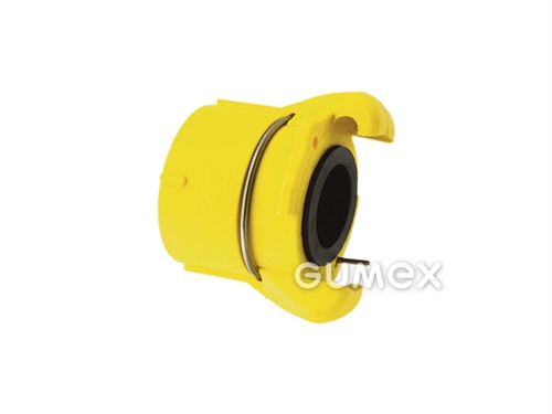 Kupplung für Schläuche für Feststoffe, Innengewinde G 1 1/4", 12bar, Dichtung Perbunan Typ TNN,Nylon, 